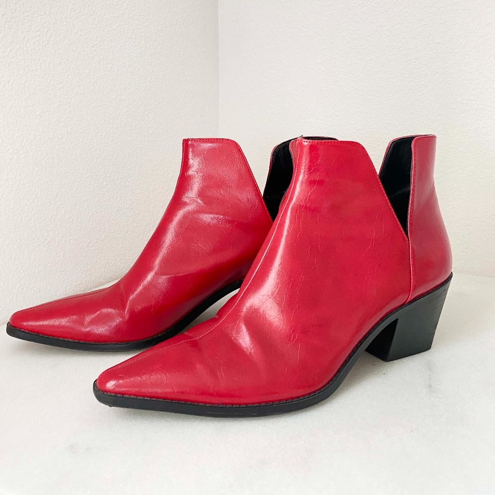 Red Zara Booties